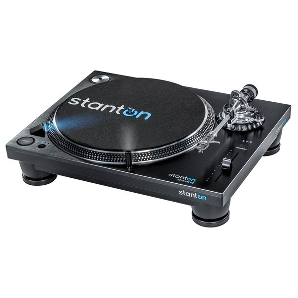 Stanton ST8.150 MK2 Direct Drive Turntable - Angled