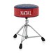Natal  Deluxe Drummer-Sitz, blaues Top mit roten Seiten