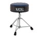 Natal  Deluxe Drummer-Sitz, blaues Top mit    Black Seiten