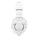Audio Technica ATH-M50xWH Professional Monitor Headphones, Side View