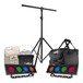 Chauvet DJ Bank LED Light Pack with Fog Machine, Stand and Bag