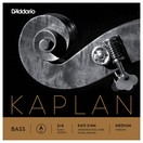 D'Addario Kaplan Double Bass A String, 3/4 Size, Medium&nbsp;