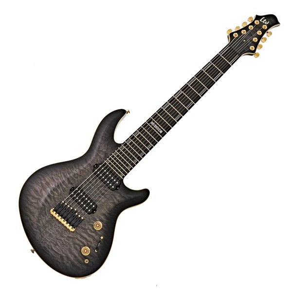 ESP LTD JR-608 Javier Reyes 8 String, (2017) Faded Blue Sunburst