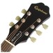 Epiphone EJ-200 Artist Acoustic, Translucent Black - headstock