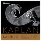 D'Addario Kaplan Double Bass E String, 3/4 Size, Medium&nbsp;