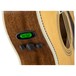 Fender Paramount PM-3CE Standard Triple-0 Electro Acoustic, Natural tuner