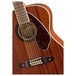 Fender Tim Armstrong Hellcat 12 String Electro Acoustic, Mahogany front close up
