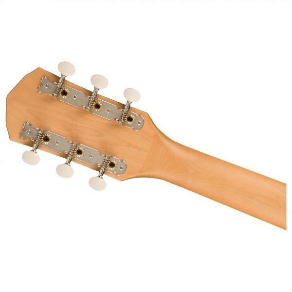 Fender Tim Armstrong Hellcat Electro Acoustic, Mahogany headstock rear