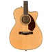 Fender Paramount PM-3CE Standard Triple-0 Electro Acoustic, Natural front close up