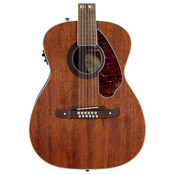 Fender Tim Armstrong Hellcat 12 String Electro Acoustic, Mahogany front close up