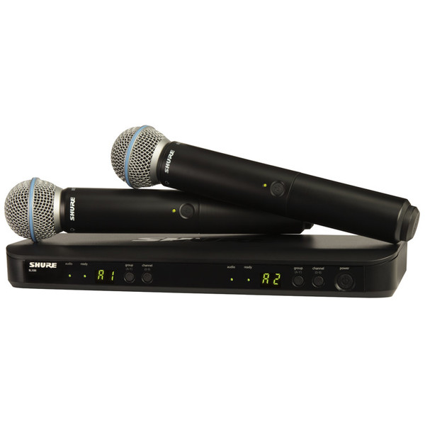 Shure BLX288UK/B58 Dual Handheld Wireless Microphone System