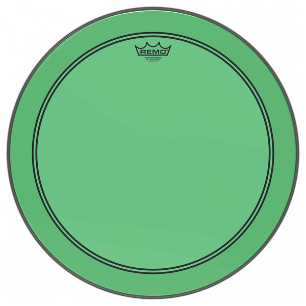 Remo Powerstroke 3 Colortone Green 18'' Bass Drum Head