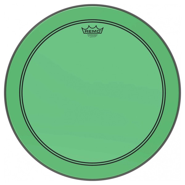 Remo Powerstroke 3 Colortone Green 22'' Bass Drum Head