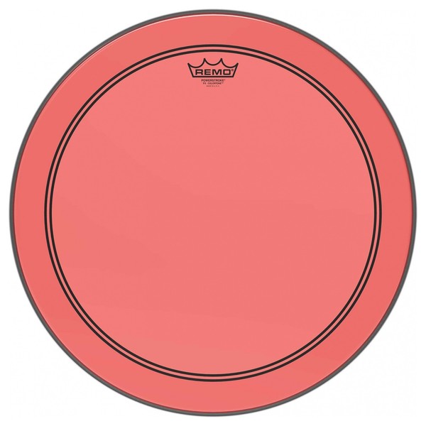 Remo Powerstroke 3 Colortone Red 18'' Bass Drum Head