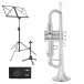 pTrumpet hyTech Trumpet Package, Silver