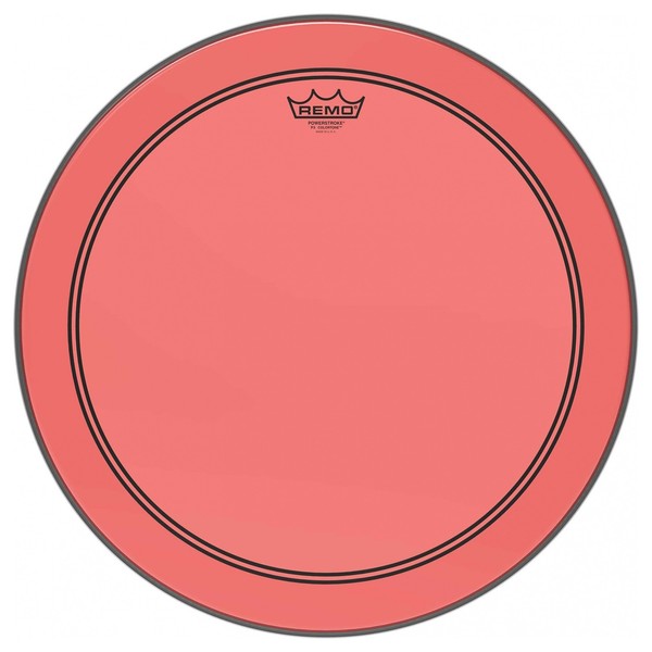 Remo Powerstroke 3 Colortone Red 22'' Bass Drum Head