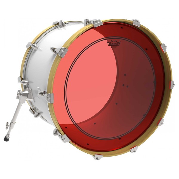 Remo Powerstroke 3 Colortone Red 24'' Bass Drum Head