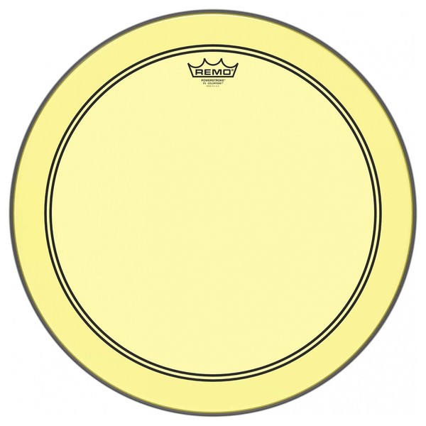 Remo Powerstroke 3 Colortone Yellow 20'' Bass Drum Head
