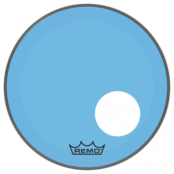 Remo Powerstroke 3 Colortone Blue 20'' Ported Bass Drum Head