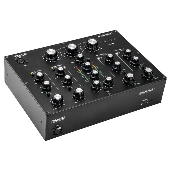 Omnitronic TRM402/Facepanel セット Omnitronic TRM-402 4-Channel Rotary Mixer Dj mixer