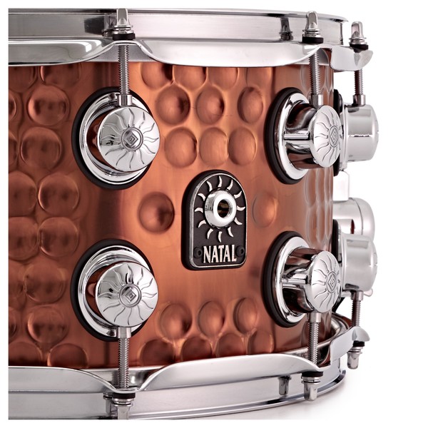 Natal Cafe Racer 13'' x 7'' Steel Hand Hammered Snare