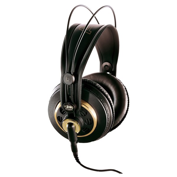 AKG K240 Studio Semi-Open Headphones - Angled (Main)