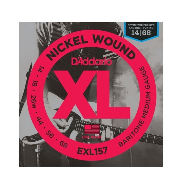Daddario EXL157 Nickel Wound Baritone Guitar Strings