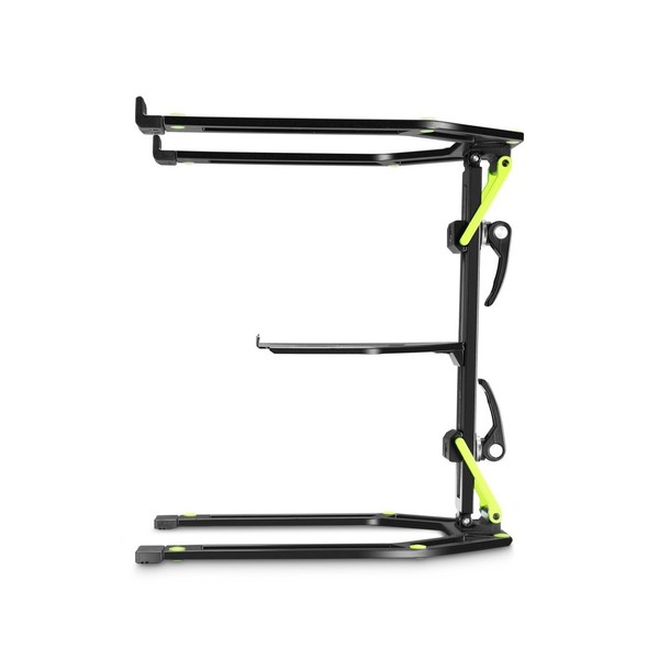 Gravity LTS01B Laptop And DJ Controller Stand Side
