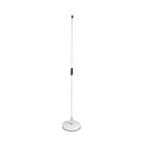 Gravity MS23W Microphone Stand with Round Base, White