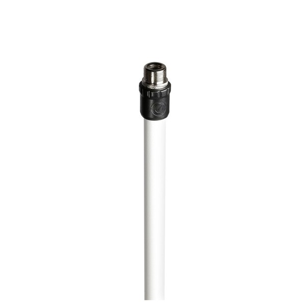 Gravity MS23W Microphone Stand with Round Base, White locking nut