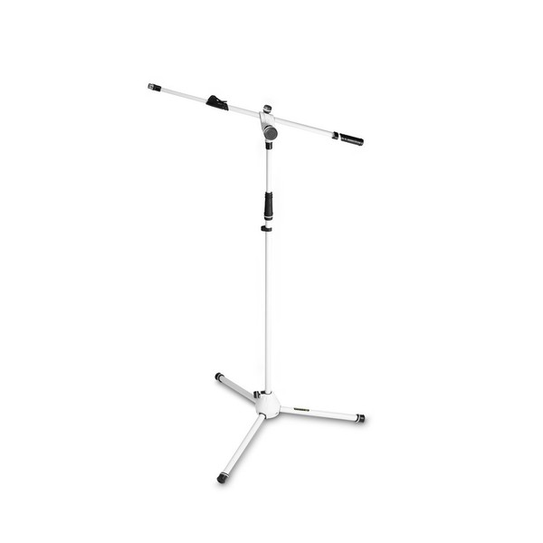 Gravity MS4322W Long Microphone Boom Stand, White