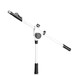 Gravity MS4322W Long Microphone Boom Stand, White Adjustment Knob
