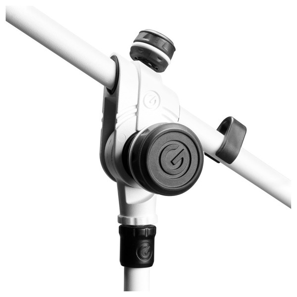 Gravity MS4322W Long Microphone Boom Stand, White Hub