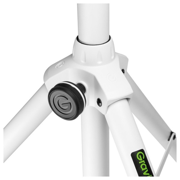 Gravity SP5211W Speaker Stand, White Hub