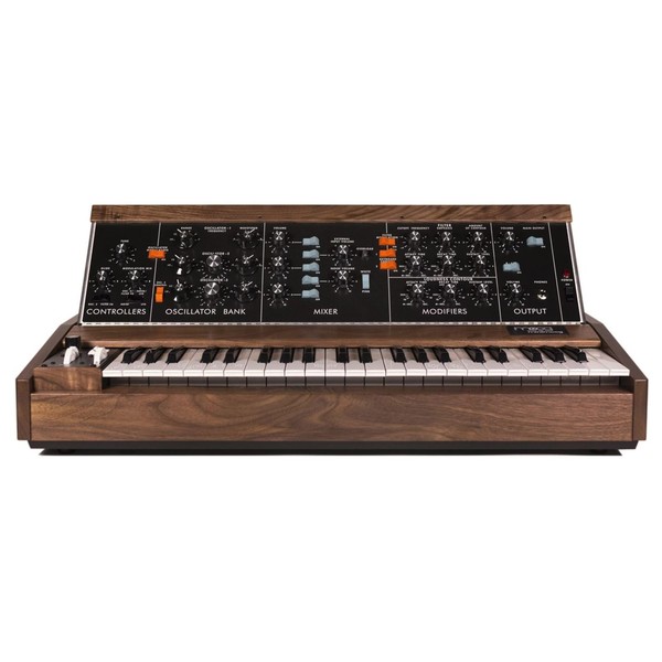 Moog Minimoog Model D Analog Synthesizer, Walnut - Front