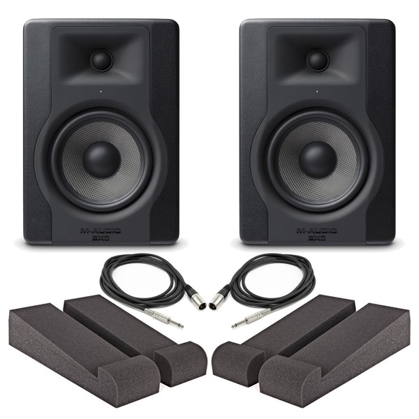 M-Audio BX5-D3 Pair with Iso Pads & Cables - Main