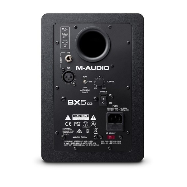 M-Audio BX5-D3 Studio Monitor - Back