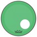 Remo Powerstroke 3 zelené Colortone 18-palcovými portovaný bubon hlavy
