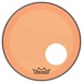 Remo Powerstroke 3 Colortone Orange 20'' Ported Bass Drum Head