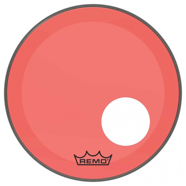 Remo Powerstroke 3 Colortone Red 20'' Ported Bass Drum Head