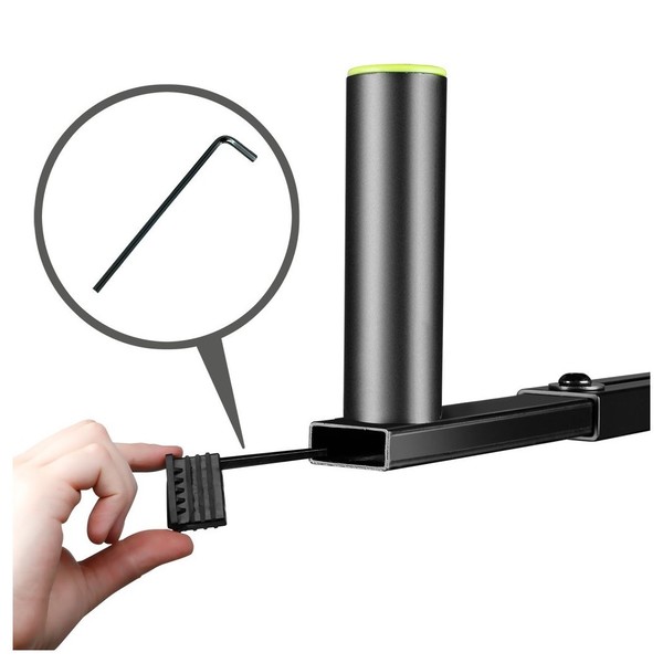 Gravity SAT36B T Bar For Speaker Stands Allen Key Compartment