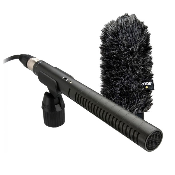 Rode NTG-2 Dual Powered Shotgun Condenser Mic With WS6 Windshield - Bundle