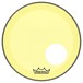Remo Powerstroke 3 Colortone gelb 18'' portiert Bassdrum Head