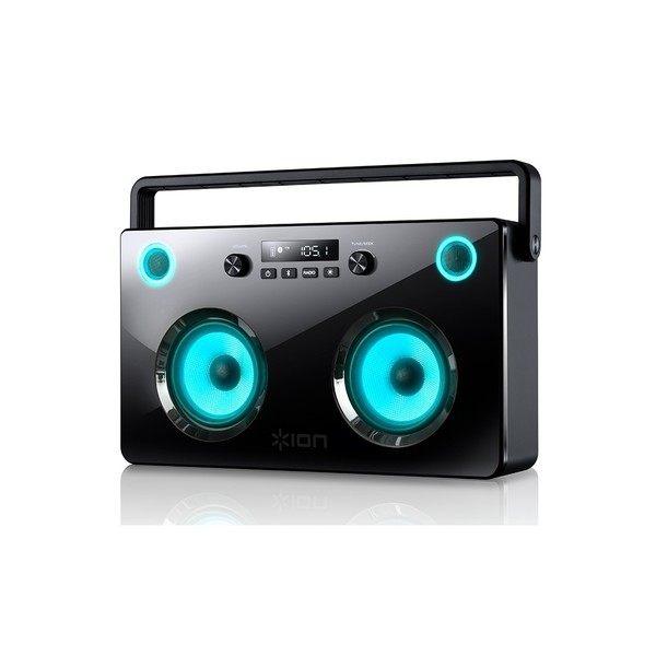 ION Spectraboom Stereo Wireless Boombox with Lighted Speakers Main