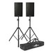 dB Technologies B-Hype 15 Active Speakers Pair with Free Stands & Bag
