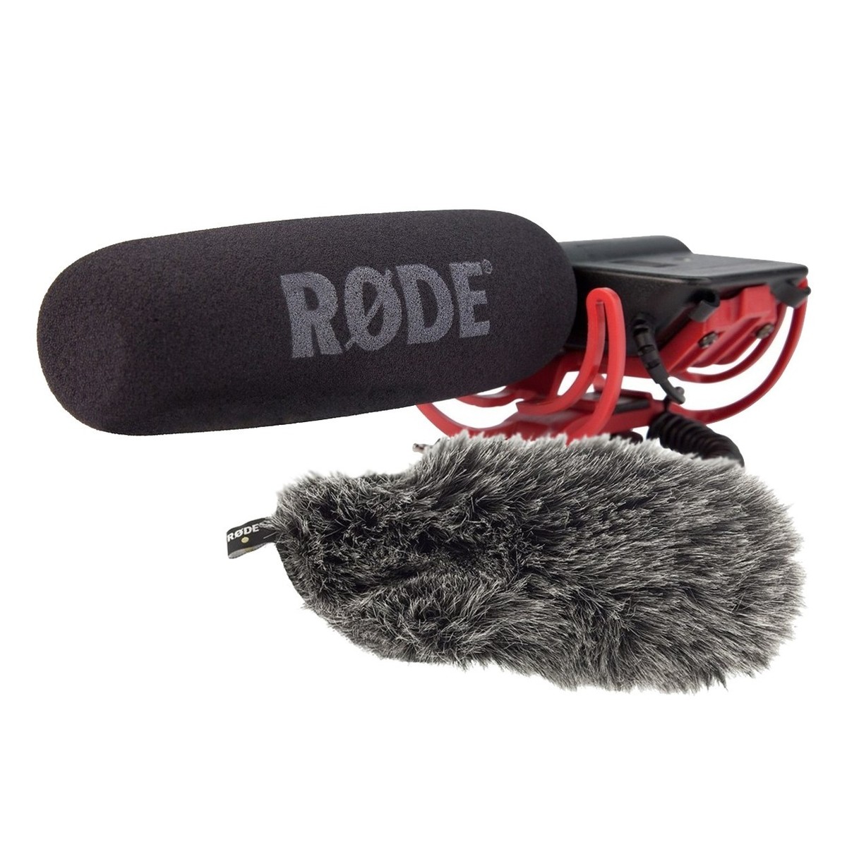Rode VideoMic R Shotgun Condenser Mic With Suspension Wind Cover 
