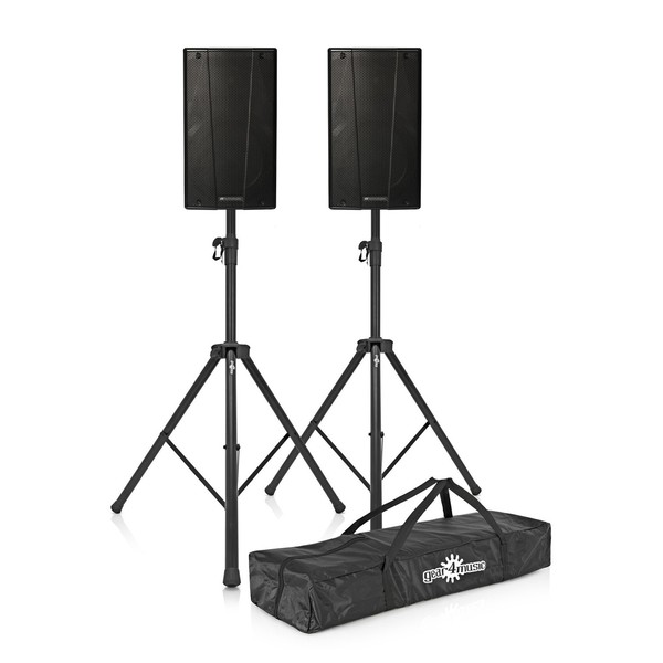 dB Technologies B-Hype 8 Active Speakers Pair with Stands