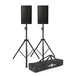dB Technologies B-Hype 8 Active Speakers Pair with Stands