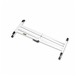 Gravity KSX2 Double X-Form Keyboard Stand, White Collapsed