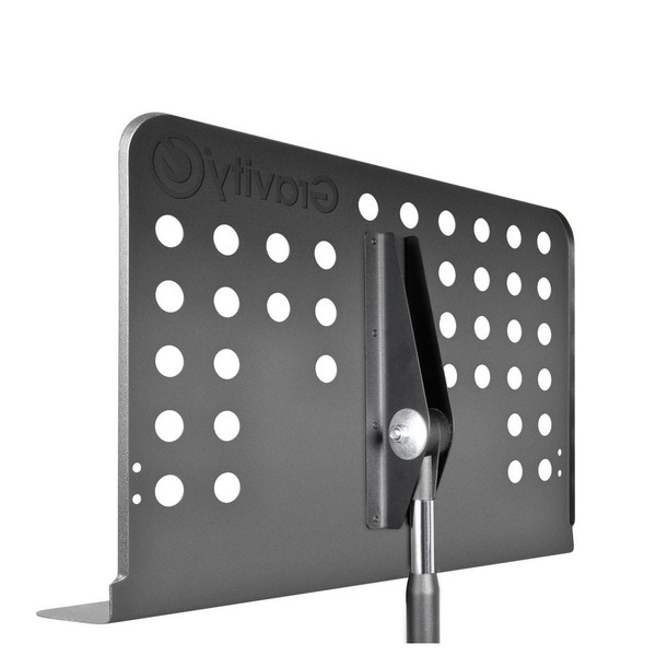 Gravity NSORC2L Tall Perforated Music Stand Music Rest Back
